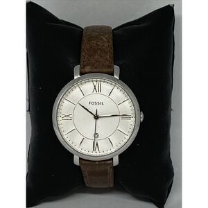 Fossil ES3869 Women's Brwon Buckle Leather Analog Dial Quartz Wrist Watch KL376